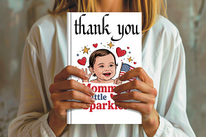 Mommys little sparkler patriotic bab, an Illustration by CrexoraLab