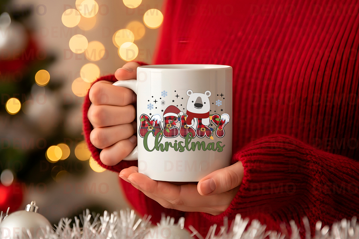 Festive 11oz Coffee Mug Mockup, a Cups & Container Mockup by animatizmagix (Photo 2 of 4)