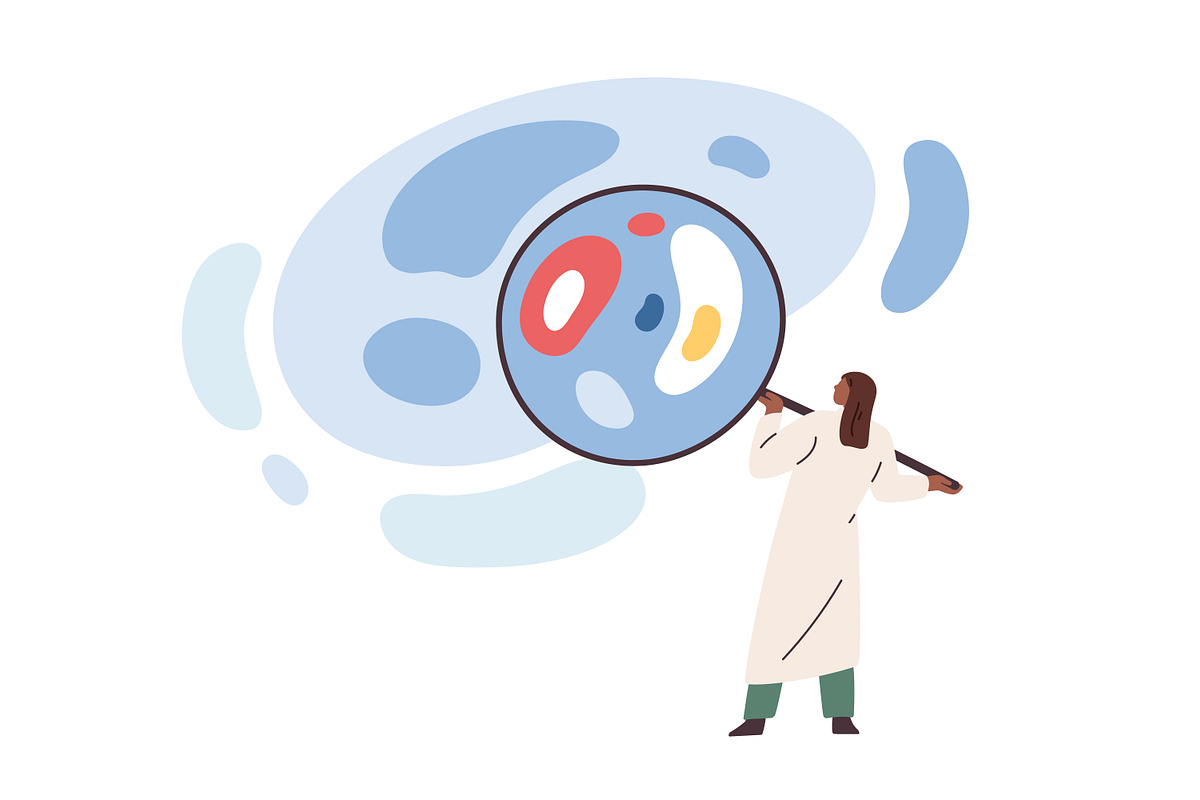 Scientists conduct research concept, a Healthcare Illustration by Good Studio (Photo 10 of 10)