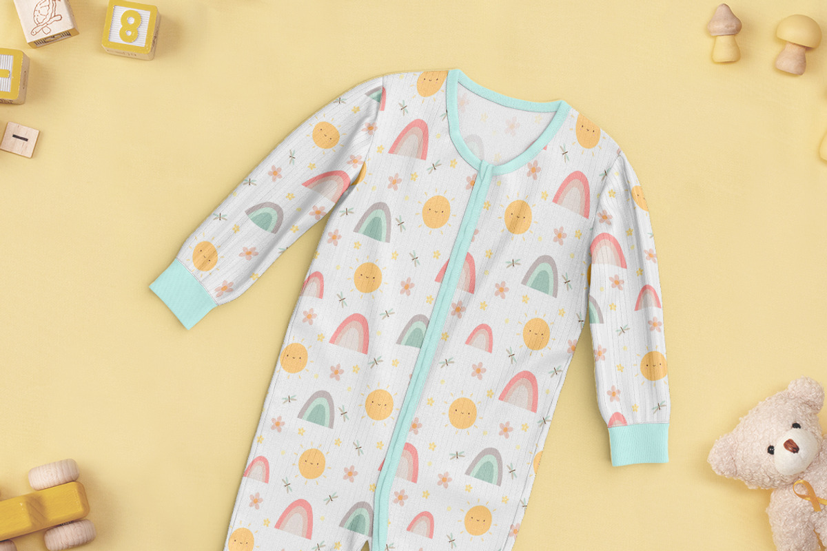 Baby Jumpsuit Mockups, an Apparel Mockup by rebrandy (Photo 6 of 9)