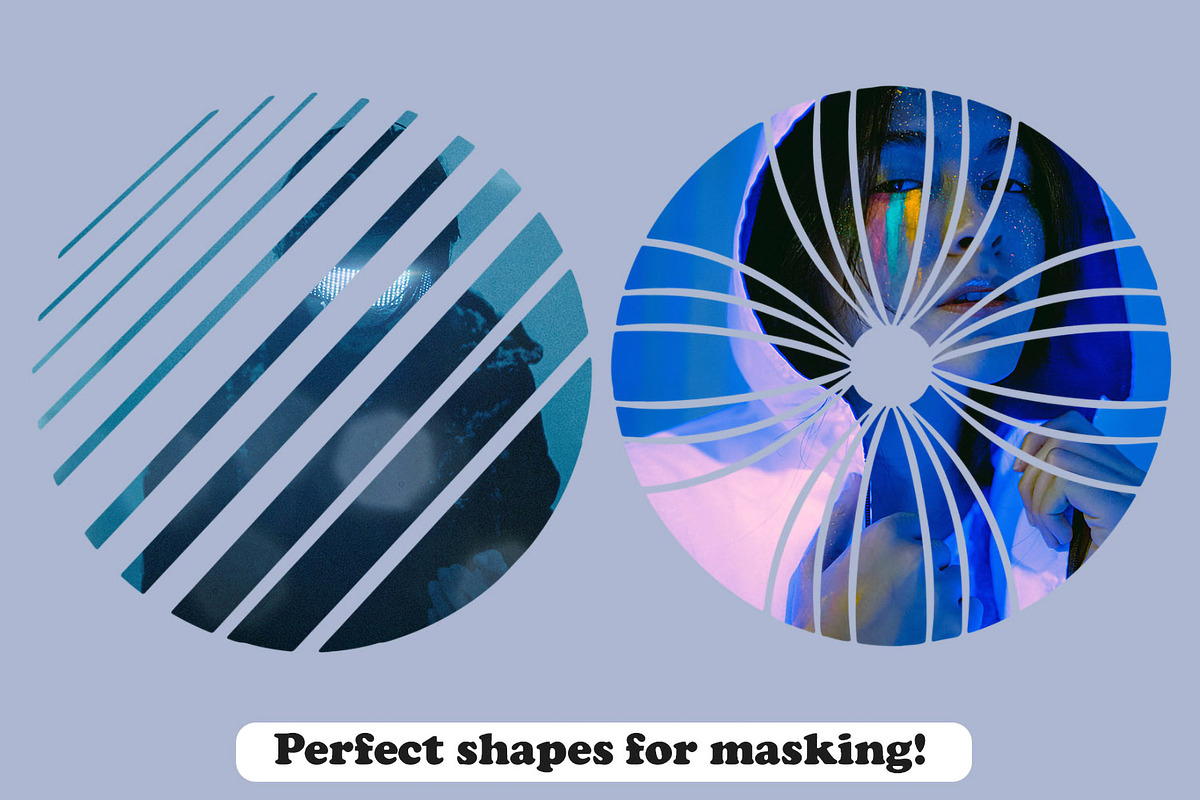 Circular Masks Photoshop Brushes, a Brush Add-On by ArtistMef (Photo 6 of 6)