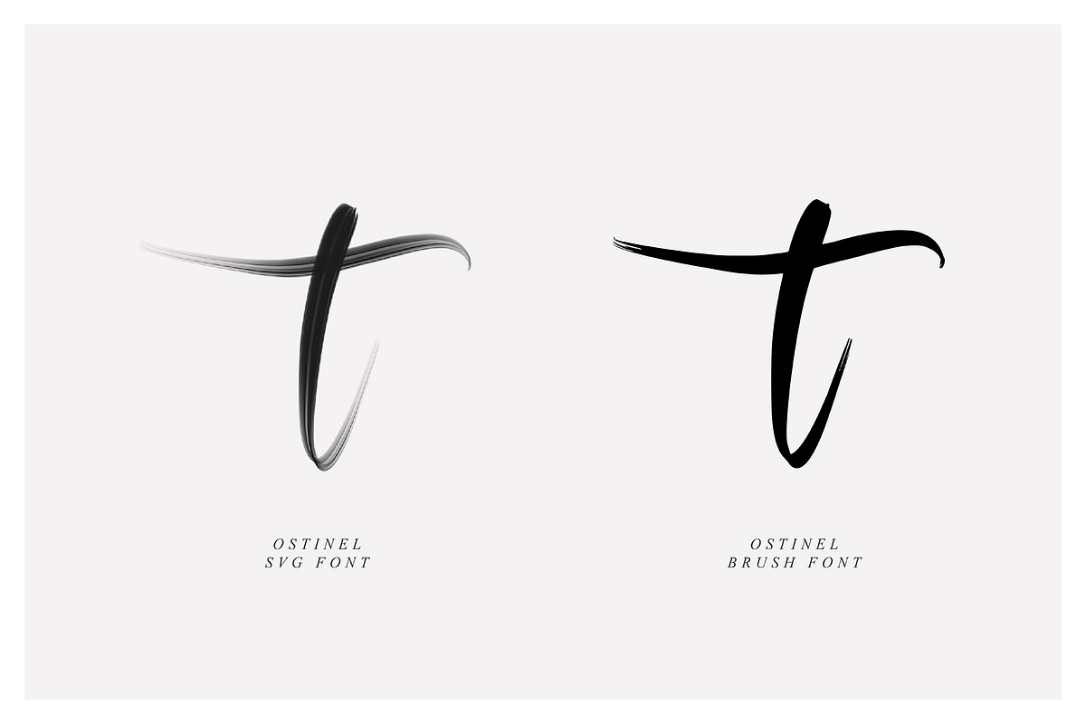 Ostinel SVG Font preview 8
