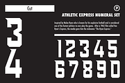 Athletic Express, a Sans Serif Font by Port Design Company (Thumbnail 3 of 12)
