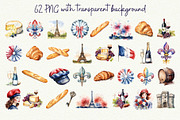French Vibes Clipart, an Object Graphic by Anna Design Studio (Thumbnail 3 of 9)