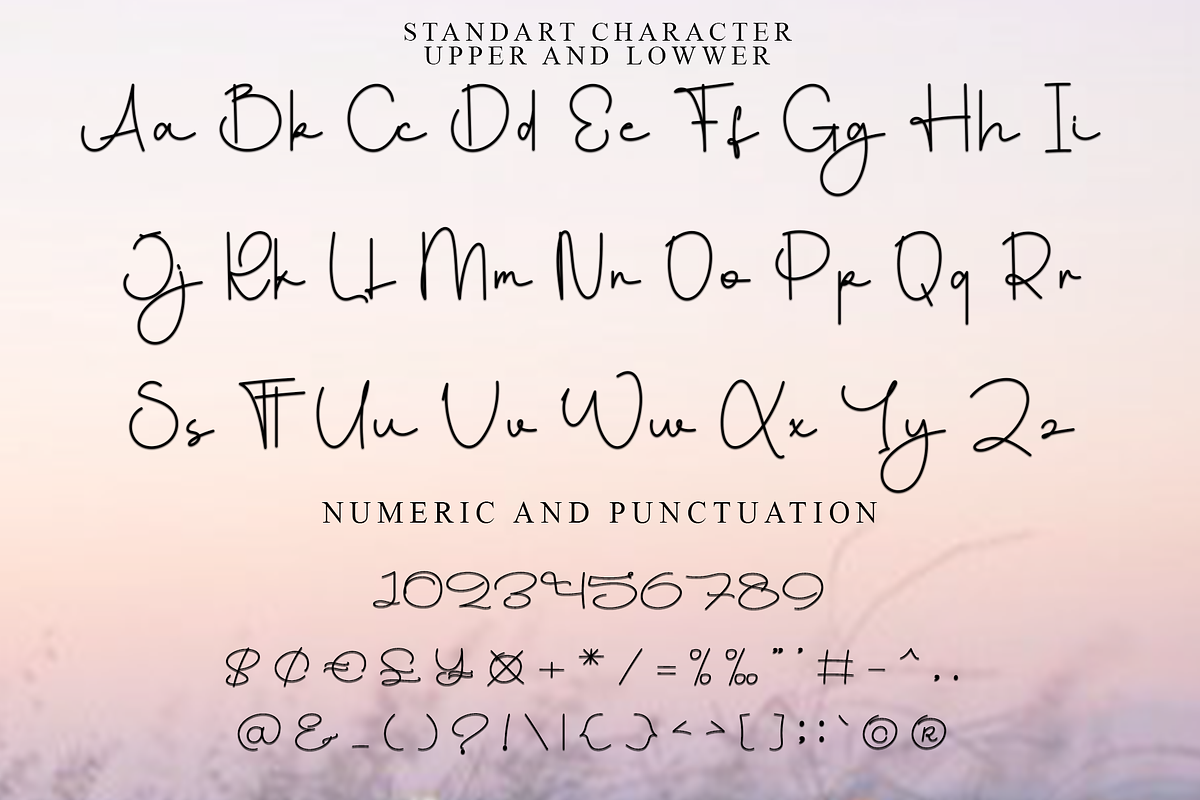 Angelia Birthday, a Handwritten Font by FreshTypeINK (Photo 8 of 8)