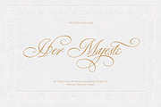 Her Majeste, a Script Font by JamalCreativeStudio (Thumbnail 1 of 12)