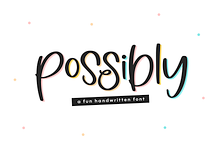 Possibly | Quirky Handwritten Font