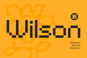 CS Wilson – Pixel Craft Font