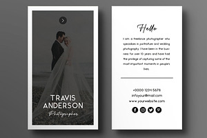 Wedding Photography Business Card