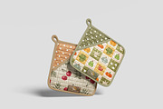 Modern Oven Mitts Mockup, an Advertising Mockup by bimockup (Thumbnail 5 of 6)