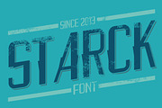 Starck Font, a Font by alit design (Thumbnail 1 of 3)