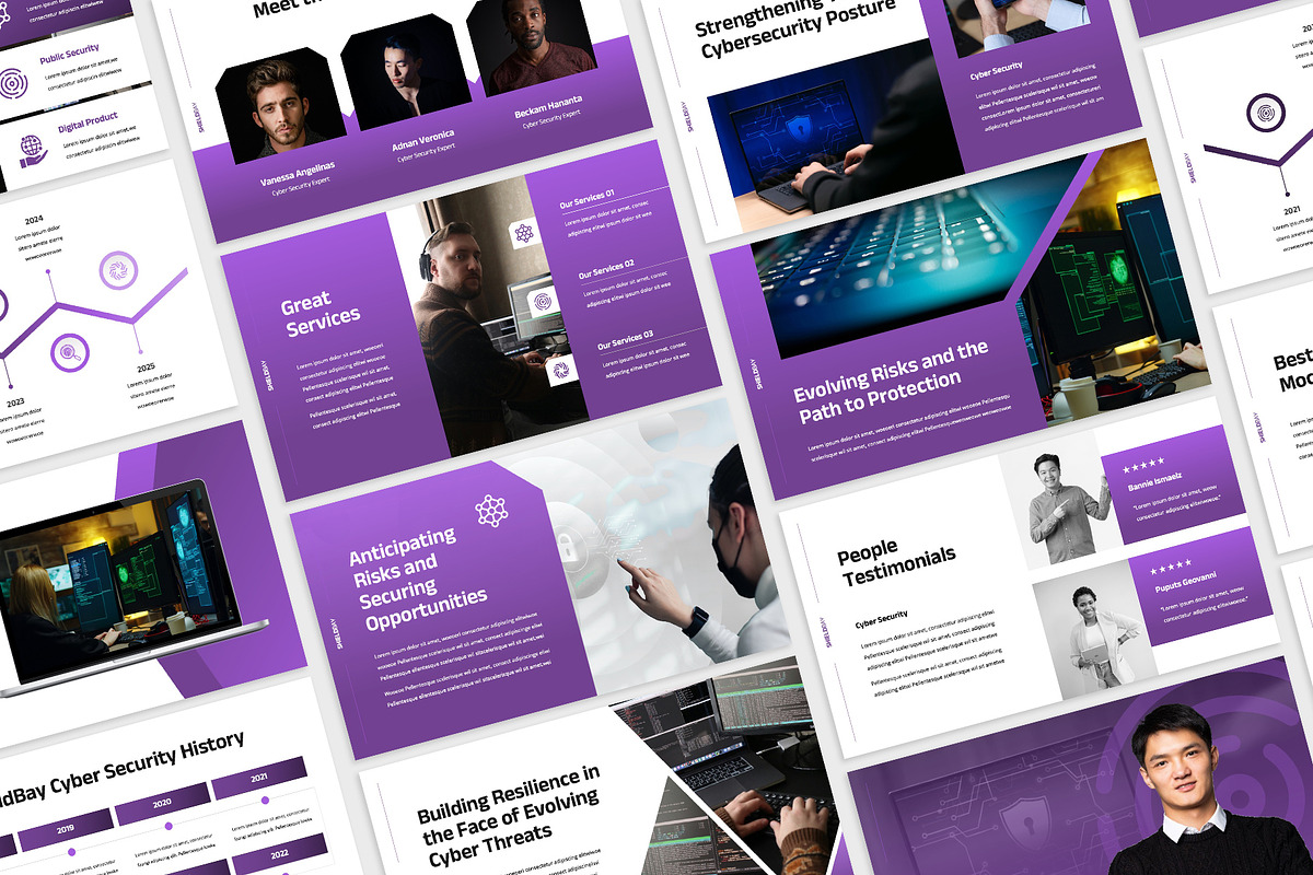 SHIELDBAY - Cyber Security PPT, a Presentation Template by rgbryand (Photo 6 of 7)
