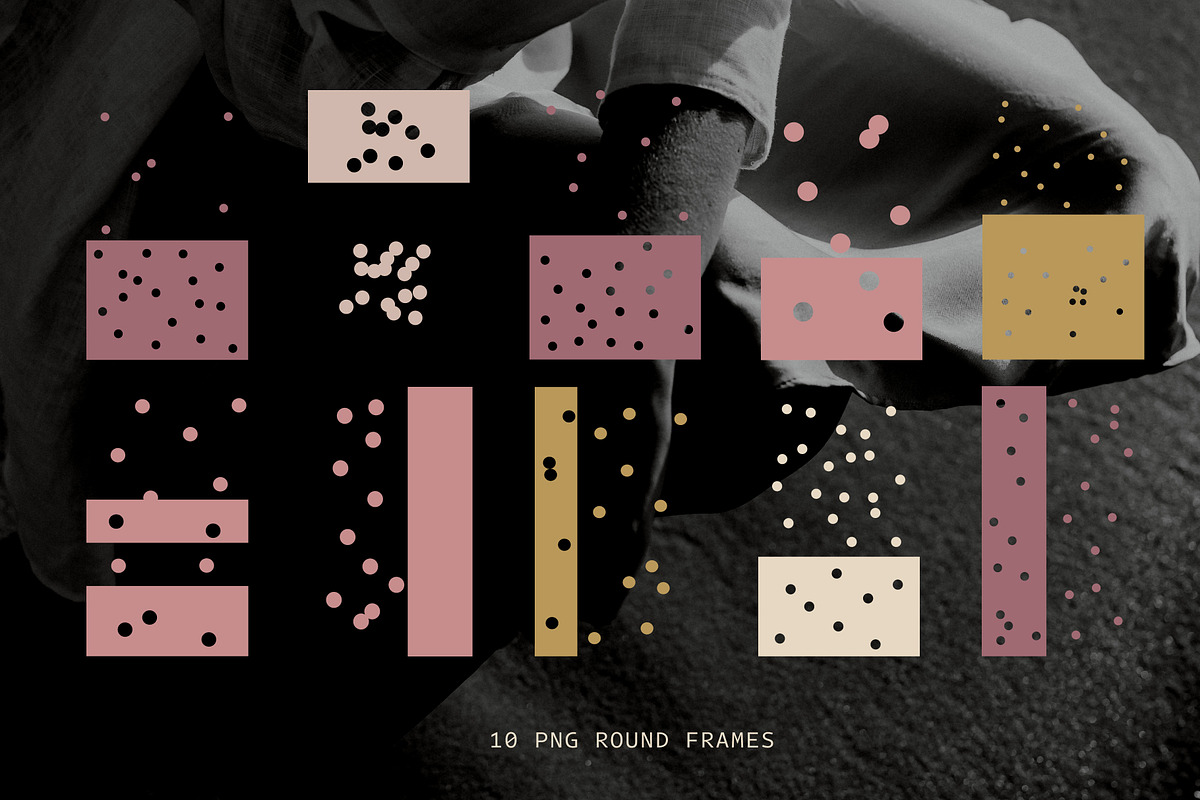 Polka Dot & Crumpled Paper, a Texture Graphic by Anzhelika (Photo 4 of 9)