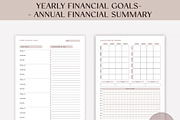 Budget Planner Printable, a Print Template by SofiaDesign16 (Thumbnail 2 of 10)