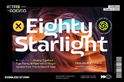 Eighty Starlight, a Sans Serif Font by Godbless Studio (Thumbnail 1 of 18)