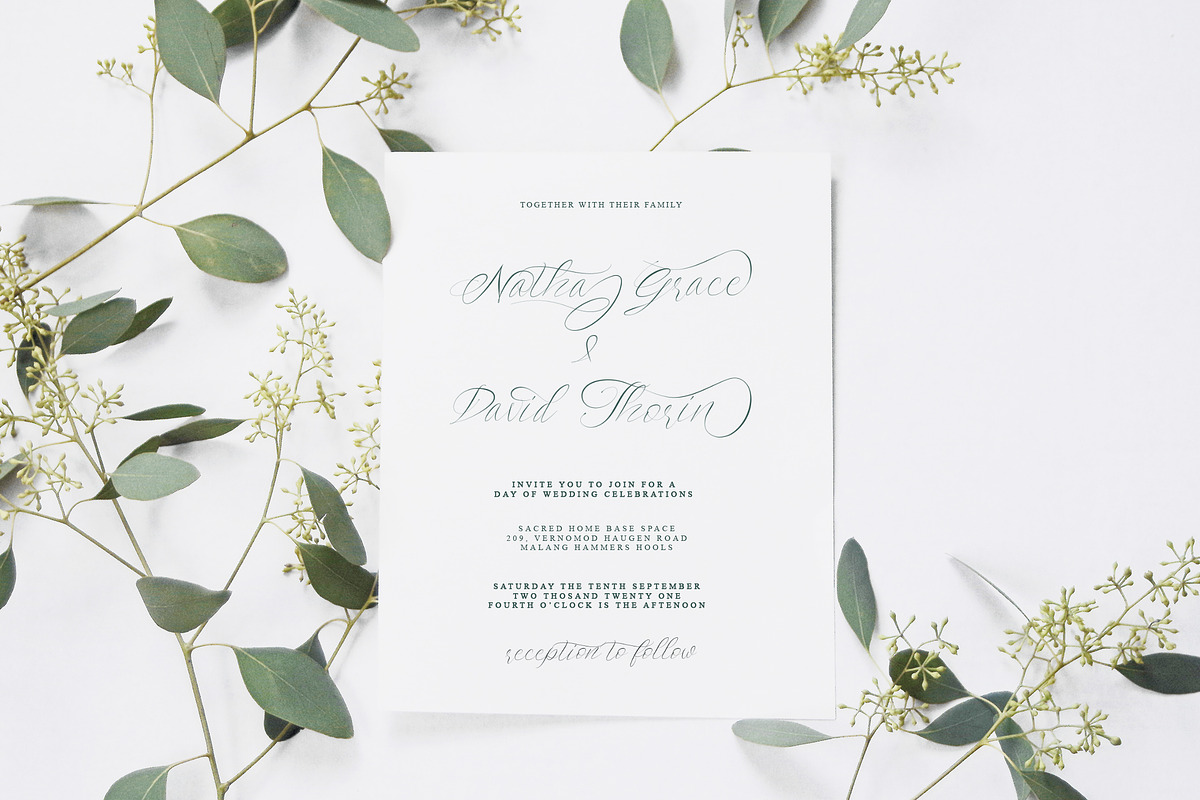 Saint Flow - Beauty handwritten, a Script Font by Brightone (Photo 7 of 9)