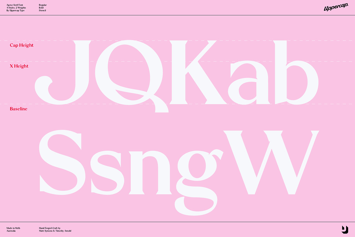 Apexe - Serif Font Family, a Serif Font by UppercapType (Photo 12 of 13)