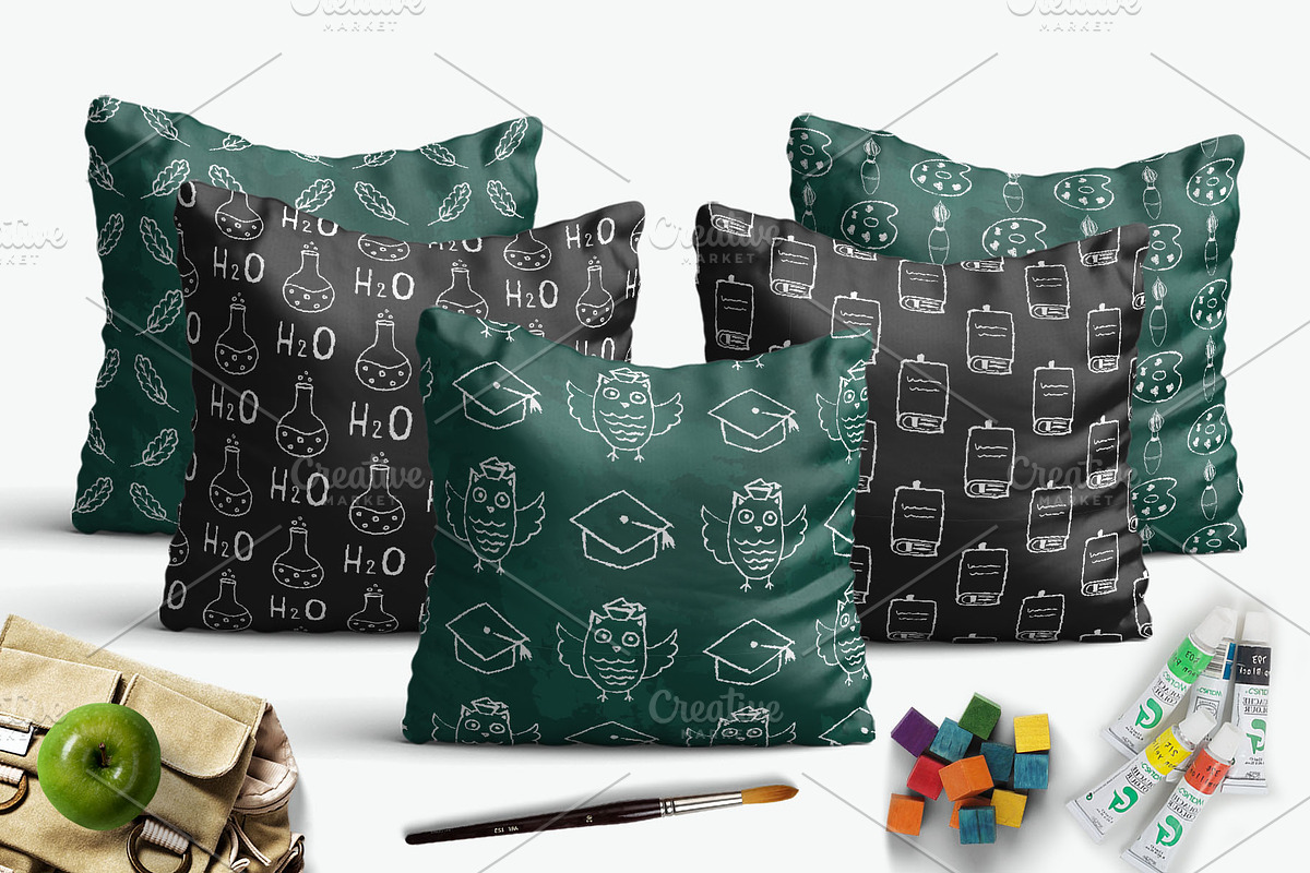 Chalk Font and School Pack, a Sans Serif Font by Nadezda (Photo 9 of 15)