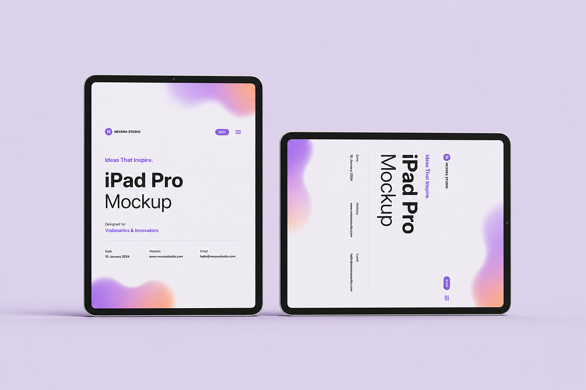High Quality iPad Pro Mockup, an iPad Mockup by Custom.scene (Photo 2 of 5)