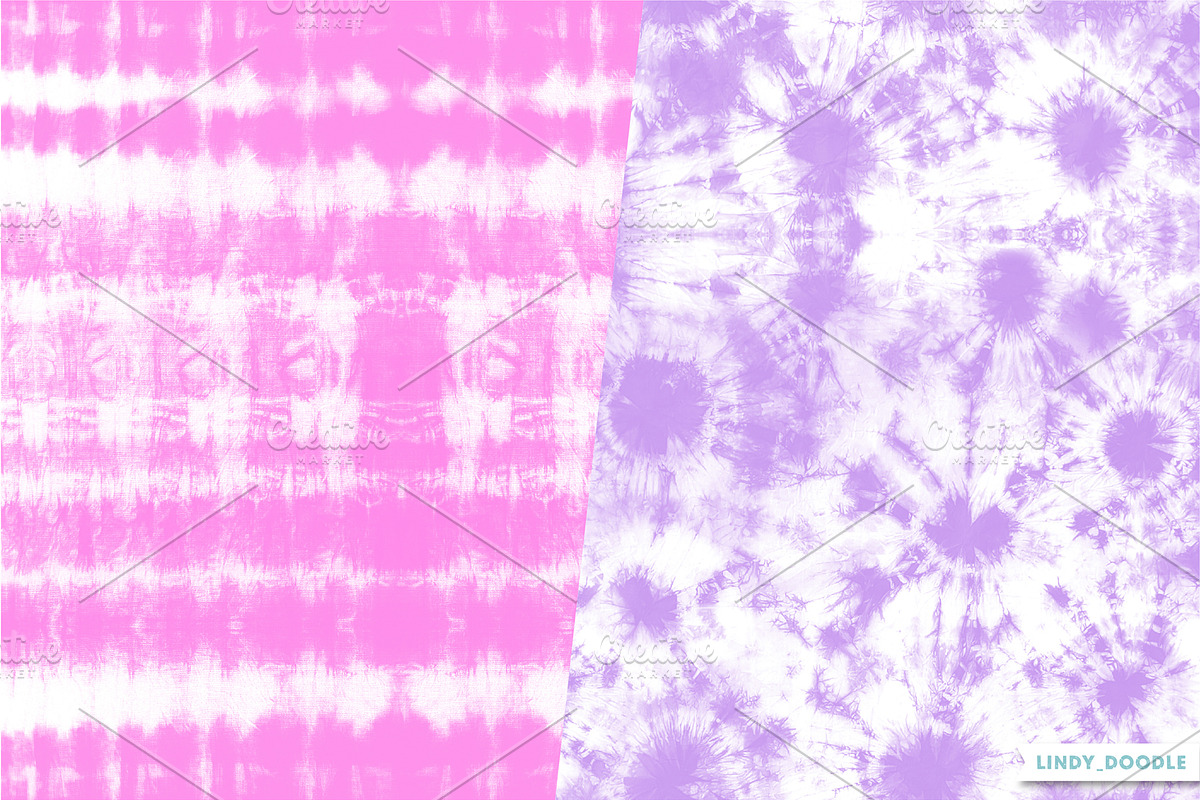 Summer Pastel Tie-Dye Patterns, a Pattern Graphic by Lindy_doodle (Photo 12 of 13)