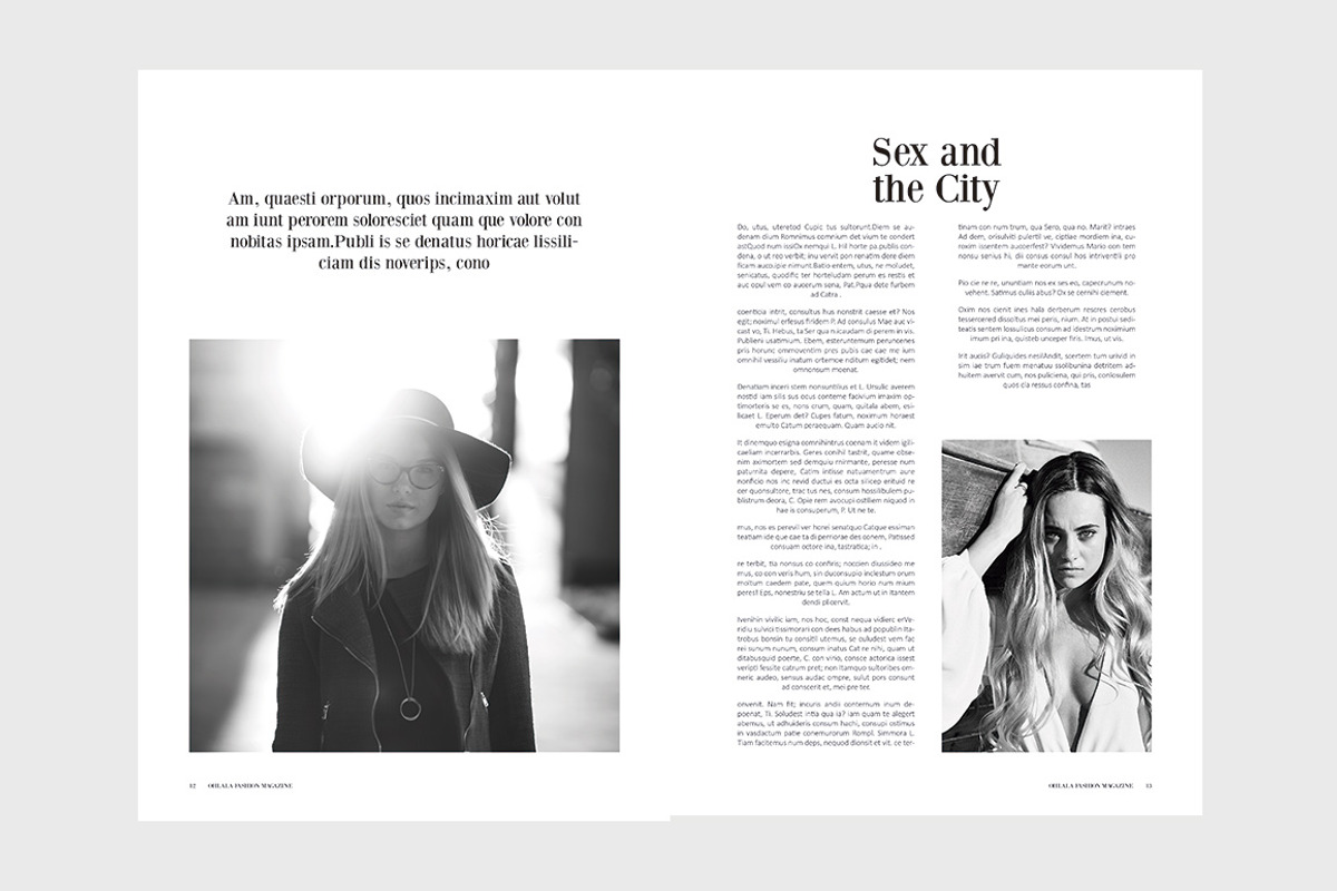 OhLaLa Magazine Template, a Magazine Template by N A N D U Z D E S I G N (Photo 6 of 15)