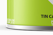Metal TIN CAN PSD Mockup, a Cups & Container Mockup by GreatFruit (Thumbnail 5 of 6)