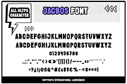 Jacbos, a Sans Serif Font by twinstd (Thumbnail 11 of 11)