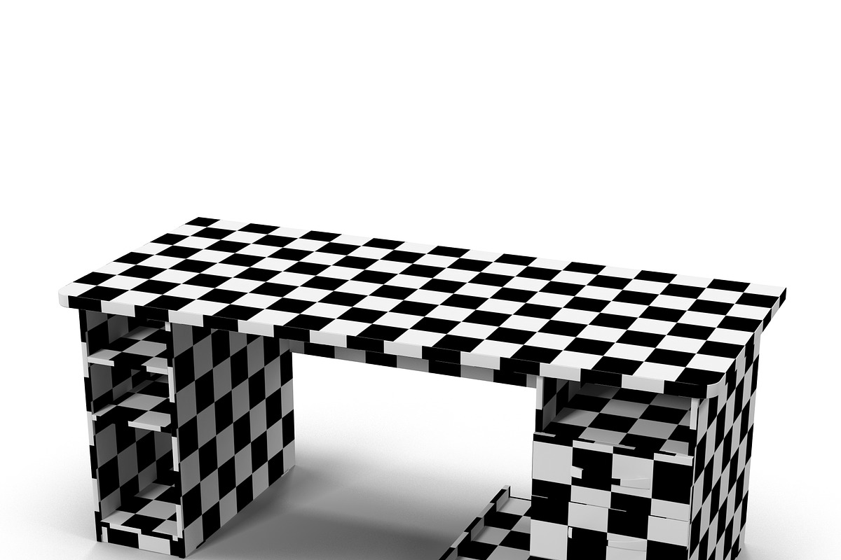 Desk Wenge, a Furniture 3D Model by 3D_PikNik (Photo 5 of 5)