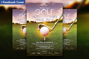 Golf Tournament Flyer Template