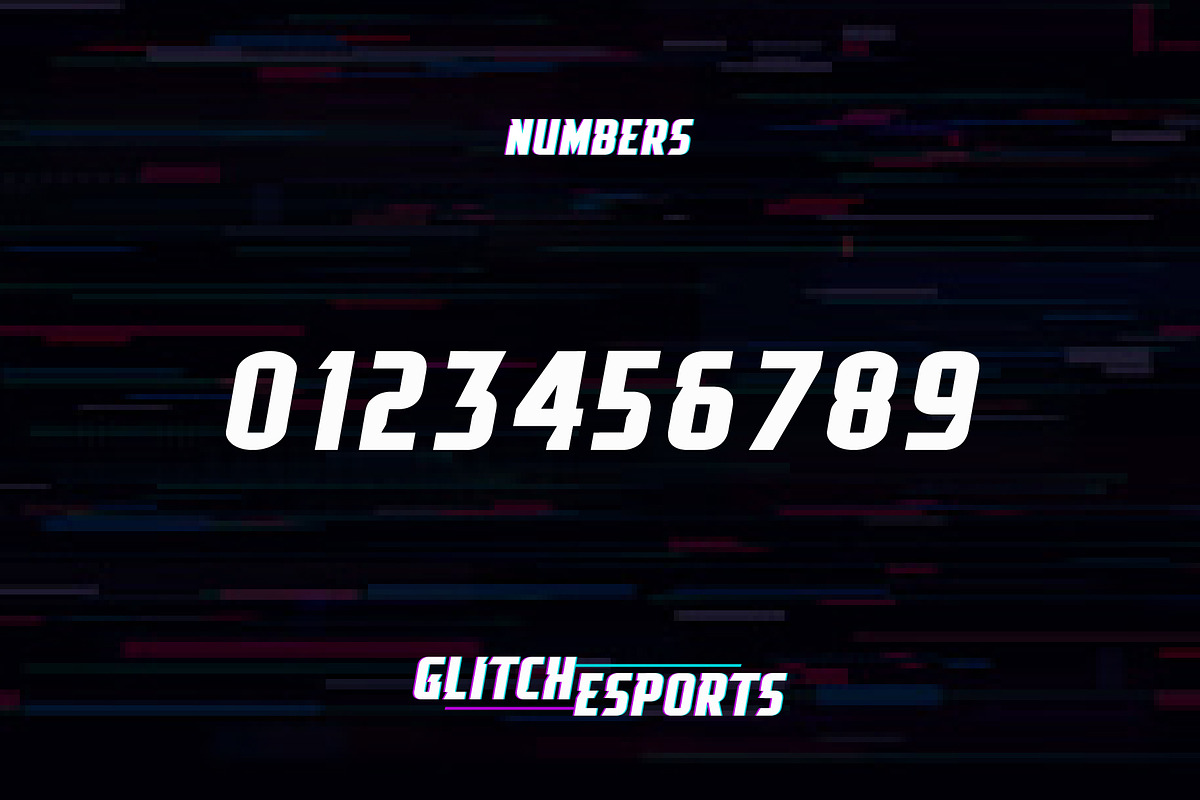 GLITCH ESPORTS DISPLAY FONT, a Font by Alphabet Agency (Photo 4 of 6)