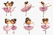 Little Ballerina Clipart, an Illustration by CreationArt (Thumbnail 4 of 5)