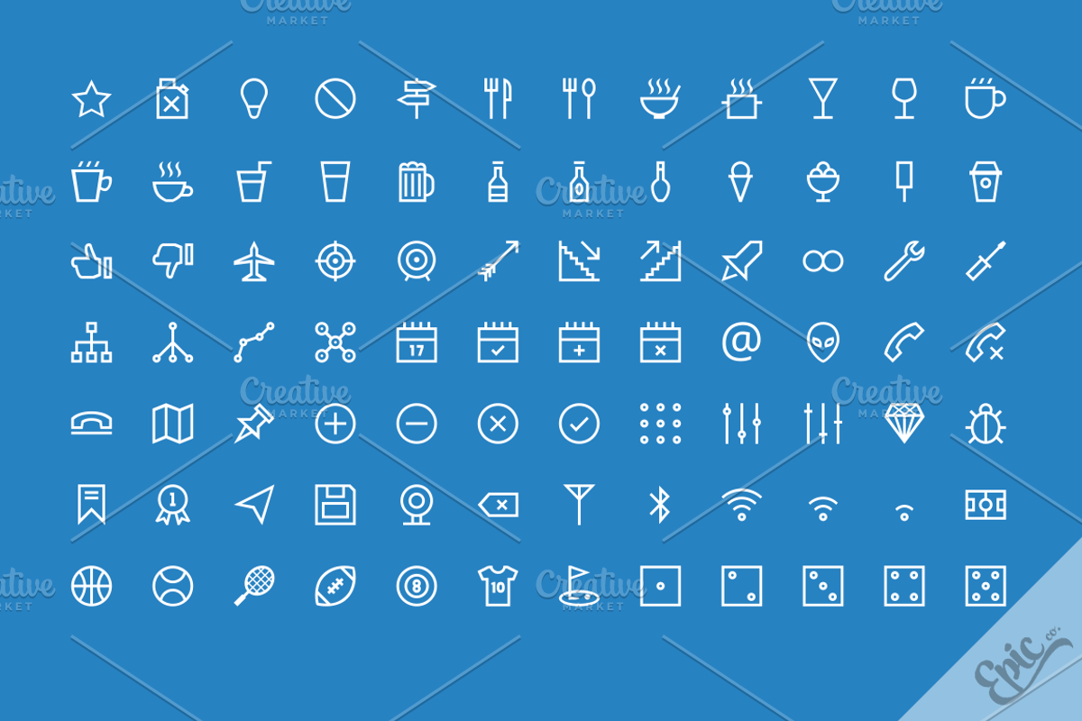 1000+ Epic Outline icons, an Outline Icon by EpicShop (Photo 5 of 5)
