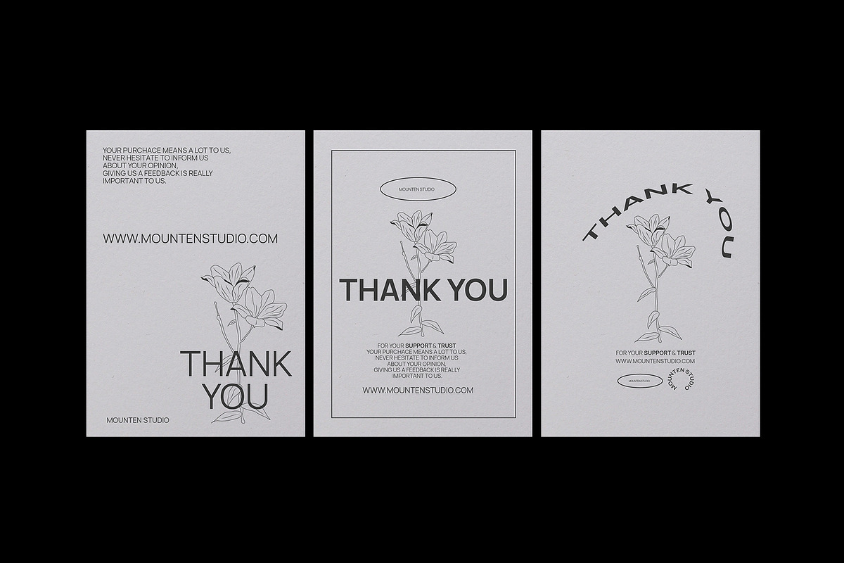 postcard thank you card collection, a Stationery Template by Replika Machine (Photo 5 of 7)