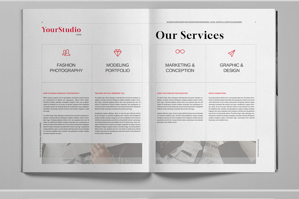 Design Studio Brochure Template, a Brochure Template by Boris Cupac (Photo 4 of 7)