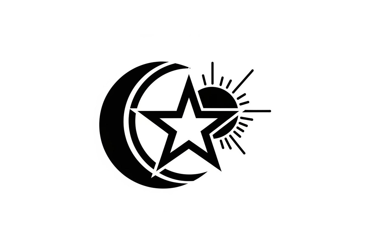 Moon Star Sun Silhouette Bundle, a Graphic by Designer_Momina (Photo 6 of 10)