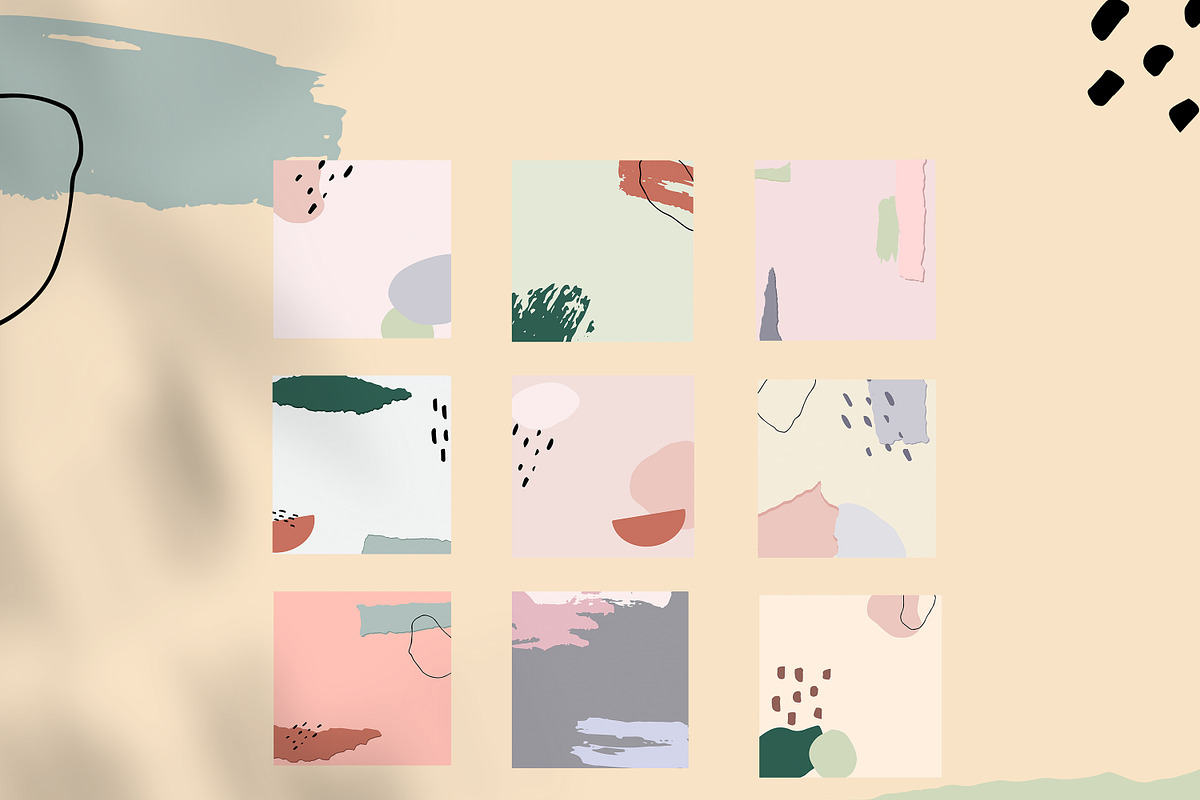 Abstract Shapes. Graphic Collection, an Illustration by Alisha Gronska (Photo 6 of 9)