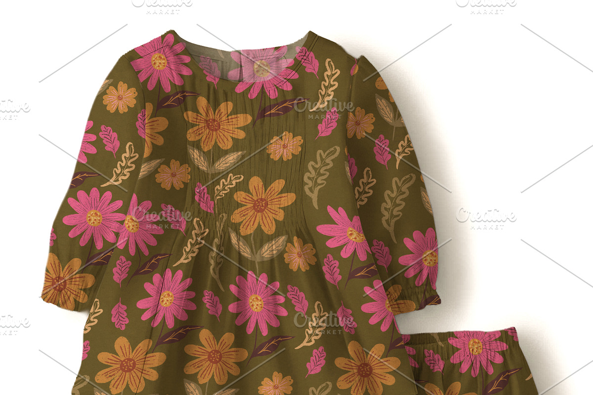 Baby Blouse and Bloomer Set Mockup, a Hoody Mockup by Nora Gad (Photo 12 of 21)
