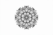 Mandala Silhouette Vector Bundle, an Illustration by Designer_Momina (Thumbnail 9 of 9)