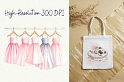 Pug Ballet Coquette Clipart, an Object Graphic by Anna Design Studio (Thumbnail 6 of 9)