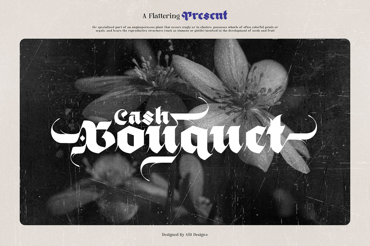 Black Obesity Blackletter Font, a Blackletter Font by alit design (Photo 5 of 17)