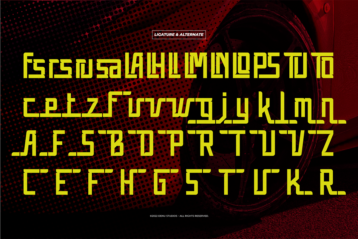 Apek Stage | Condensed Sport Display, a Font by Denustudios (Photo 11 of 12)