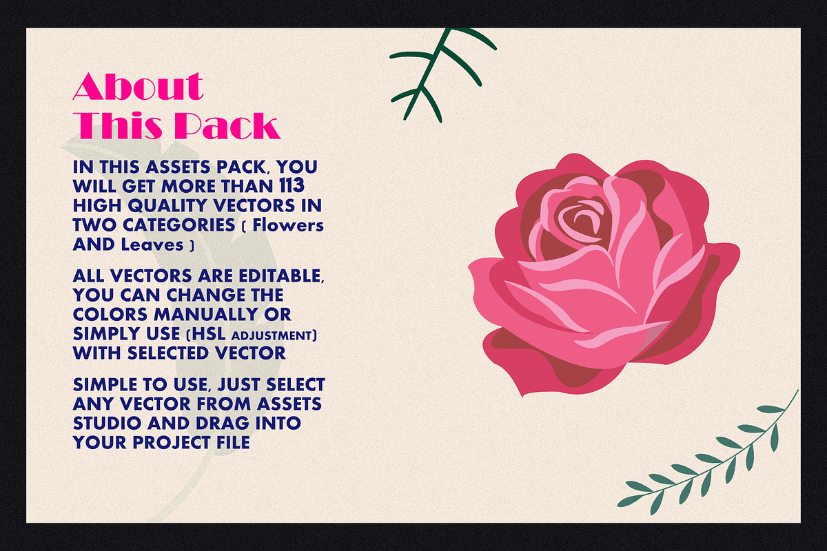 Decorative Floral Vector Assets, a Graphic by Design Art Studio (Photo 6 of 6)