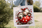 Whimsical Easter Animals Clipart PNG, an Illustration by Canvas Craft (Thumbnail 6 of 7)