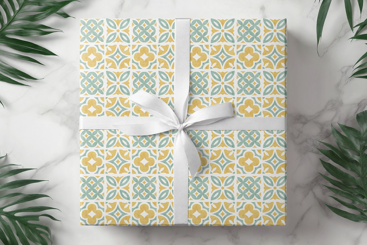 Sunlit Sage Mosaic Seamless Pattern, a Pattern Graphic by OwlAndFern (Photo 5 of 15)