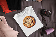 Chocolate Chip Cookie Clipart Bundle, an Illustration by Moon Studio (Thumbnail 2 of 5)
