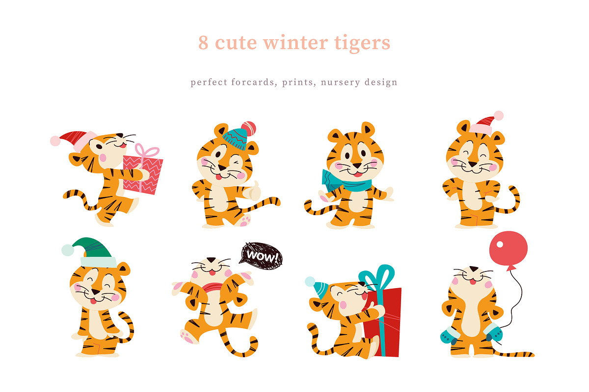 Cozy Cristmas kit, an Animal Illustration by Funnystore (Photo 15 of 22)