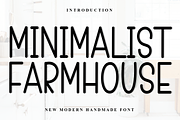 Minimalist Farmhouse, a Sans Serif Font by FreshTypeINK (Thumbnail 1 of 8)