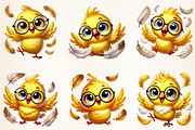 Funny Birds Clipart, an Illustration by DreamArtGraphic (Thumbnail 5 of 5)
