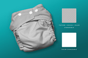Reusable Cloth Diaper Mockup, a Product Mockup by Designertale (Thumbnail 5 of 9)