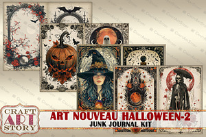 Art Nouveau Halloween-2 Junk Journal